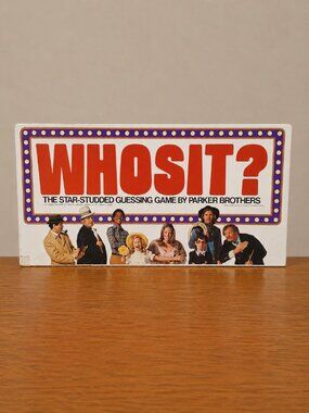 1977 Parker Brothers WHOSIT? Vintage Guessing Board Game Complete Box